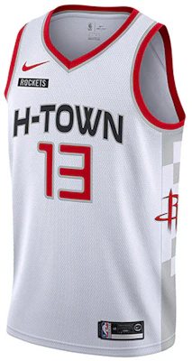 Nike NBA 球迷版 James Harden #13 休士頓火箭隊球衣 白色 AV4640-101 Order Nike NBA 球迷版 James Harden #13 休士頓火箭隊球衣 白色 AV4640-101