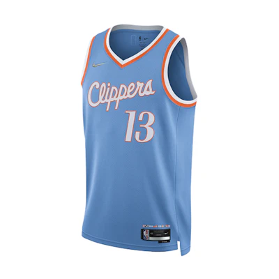 Nike NBA George #13 LA Clippers Sleeveless Basketball Jersey - Blue. DB4031-463