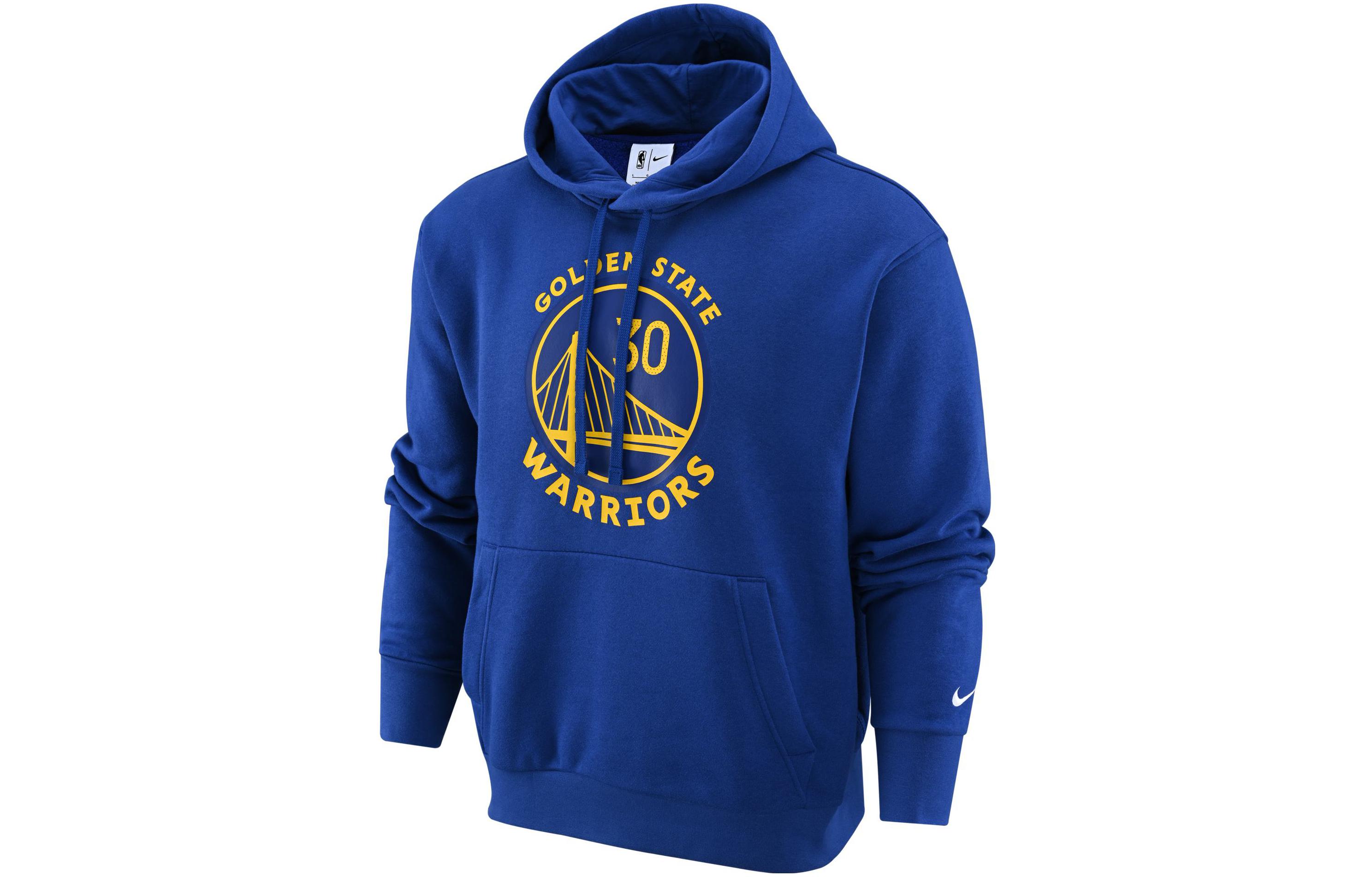Nike NBA Golden State Warriors Blue Hoodie Pullover Sweatshirt DB1213-496
