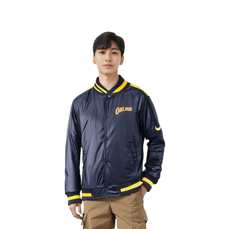 Purchase Nike NBA Golden State Warriors Courtside Navy Blue Embroidered Jacket CN1439-419
