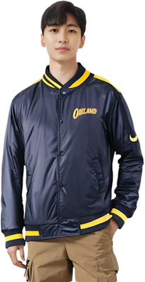 Nike NBA Golden State Warriors Courtside Navy Blue Embroidered Jacket CN1439-419 Purchase Nike NBA Golden State Warriors Courtside Navy Blue Embroidered Jacket CN1439-419