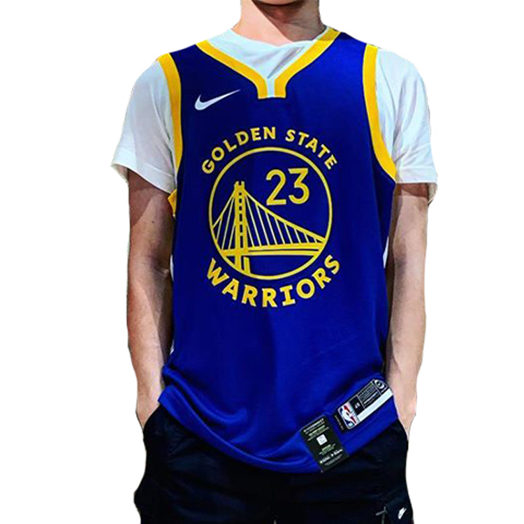 Shop 耐克NBA金州勇士队德雷蒙德·格林#23主场球衣蓝色 AV4947-498