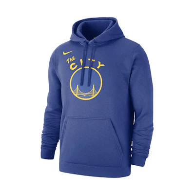 Nike NBA Golden State Warriors Fleece Hoodie Blue CI4521-495