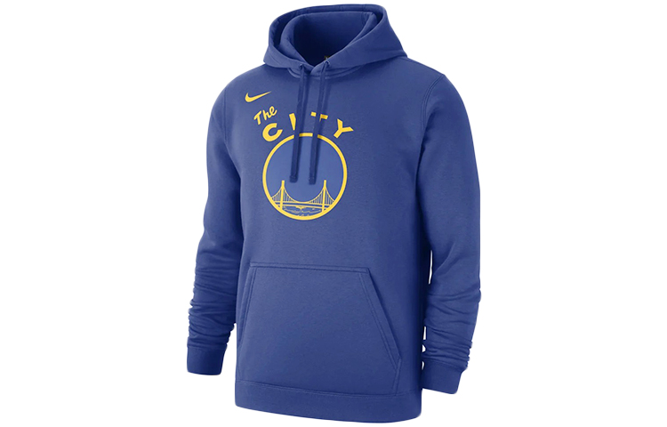 Order Nike NBA Golden State Warriors Sudadera con Capucha de Lana Azul CI4521-495