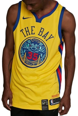耐克NBA金州勇士凯文杜兰特城市版球衣黄色男款 AH6052-729 Shop 耐克NBA金州勇士凯文杜兰特城市版球衣黄色男款 AH6052-729