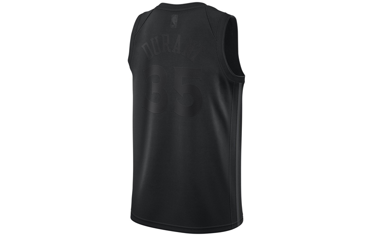 Lookbook Nike NBA 金州勇士 Kevin Durant MVP 智能球衣 黑色 BQ5411-010