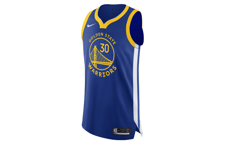 Nike NBA Golden State Warriors Stephen Curry 19-20 Jersey Sleeveless Blue . AV4923-495 圖 2