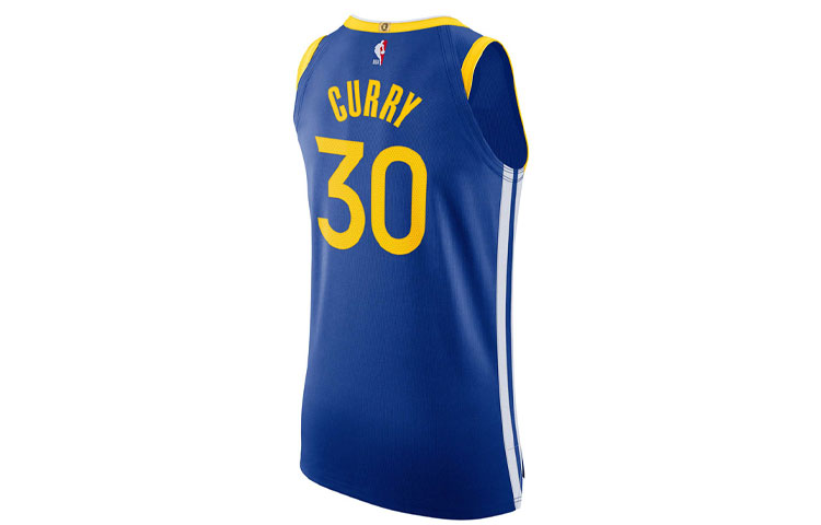 Nike NBA Golden State Warriors Stephen Curry 19-20 Jersey Sleeveless Blue . AV4923-495 圖 3