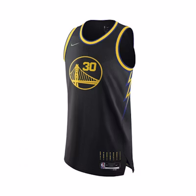 Nike NBA Golden State Warriors Stephen Curry #30 Jersey Men’s Black DB3631-010