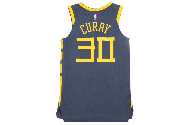 Lookbook Nike NBA Golden State Warriors Stephen Curry Biru Jersey AH6209-427