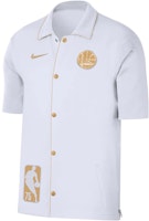 Nike NBA Golden State Warriors Therma Flex Finals Polo Shirt - White () FD0979-100 Nike NBA Golden State Warriors Therma Flex Finals Polo Shirt - White () FD0979-100