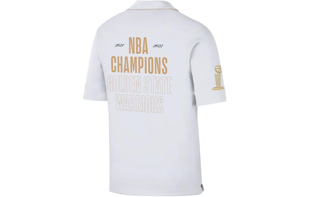 Lookbook ナイキ NBA ゴールデンステートウォリアーズ サーマフレックス ファイナルズ ポロシャツ - ホワイト FD0979-100