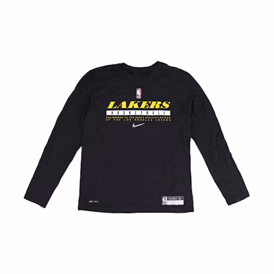 Nike NBA Graphic Basketball Long-Sleeve Crewneck Tee Black - CK8319-010