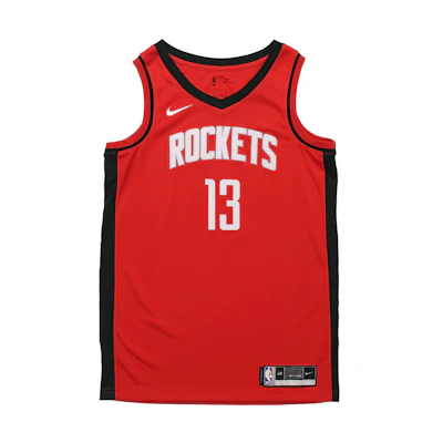 Nike NBA Houston Rockets Harden #13 Basketball Jersey Red 2020 Fan Edition CW3666-665