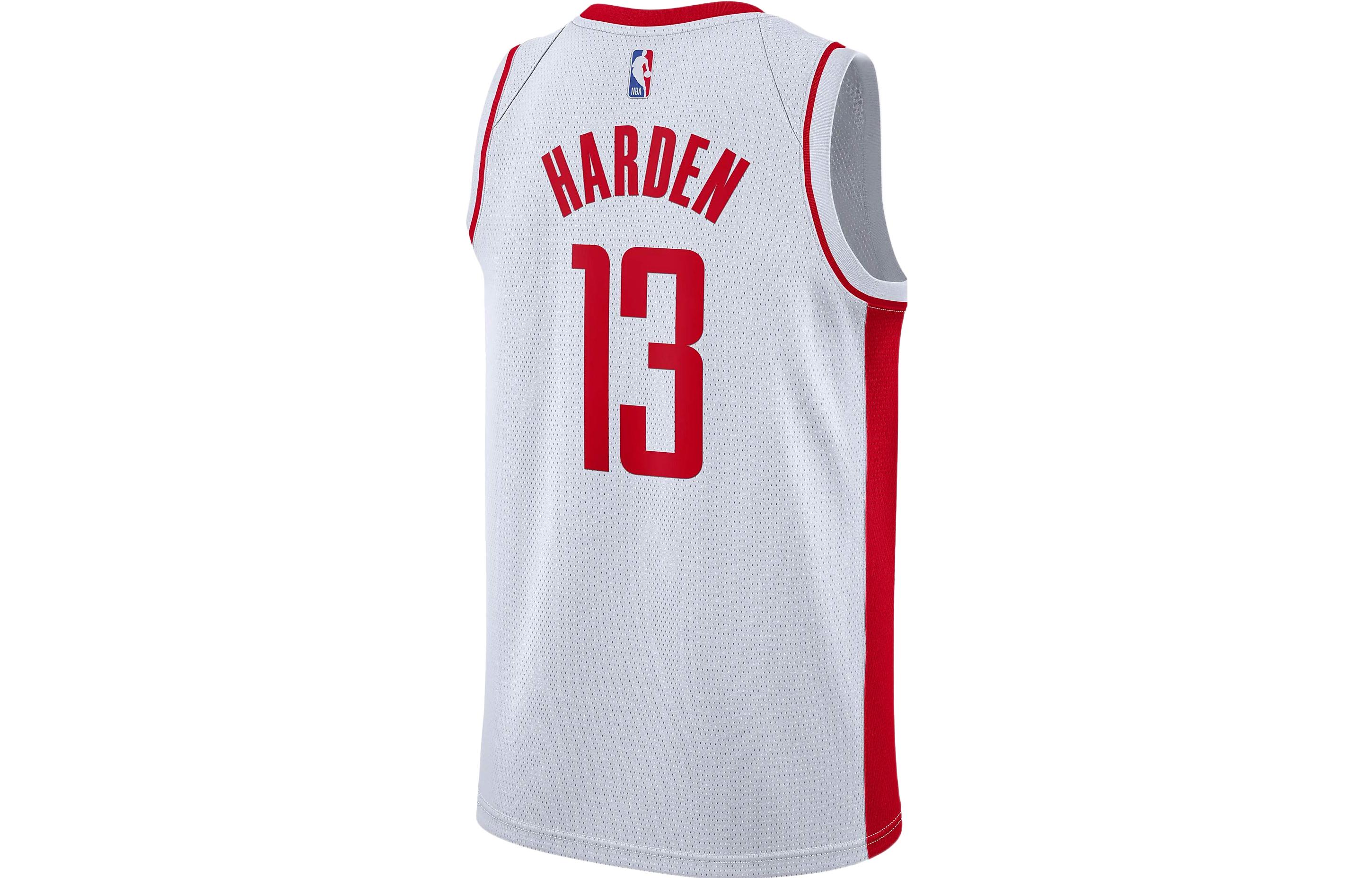 Nike NBA Houston Rockets James Harden #13 Basketball Jersey White () BV7990-100 圖 3