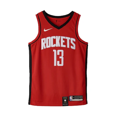 Nike NBA Houston Rockets James Harden #13 Jersey Red (19-20 Version) BV7992-657