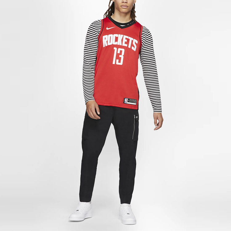 Shop Nike NBA Houston Rockets Camiseta James Harden #13 Roja (Versión 19-20) BV7992-657