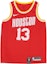 Order Nike NBA Houston Rockets James Harden #13 Retro Jersey Basket Merah Tanpa Lengan BQ8112-659