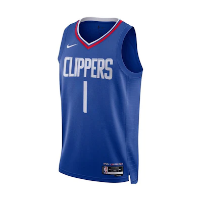 Nike NBA James Harden LA Clippers #1 Jersey Blue Basketball Tank Top 903999-495