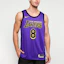 Shop Camiseta Nike NBA Kobe Bryant Lakers City Edition 18-19 Morada #8 AV4270-504