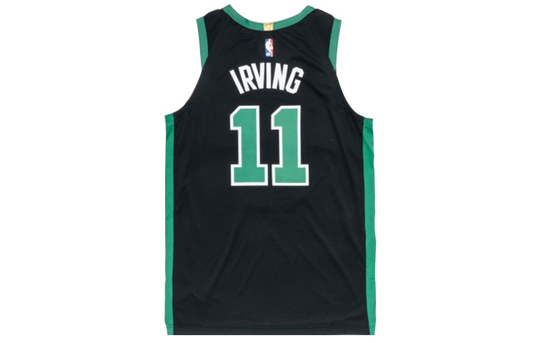 Lookbook Nike NBA Kyrie Irving Celtics Jersey Edisi Pemain Hitam 11# Terhad AV2621-010