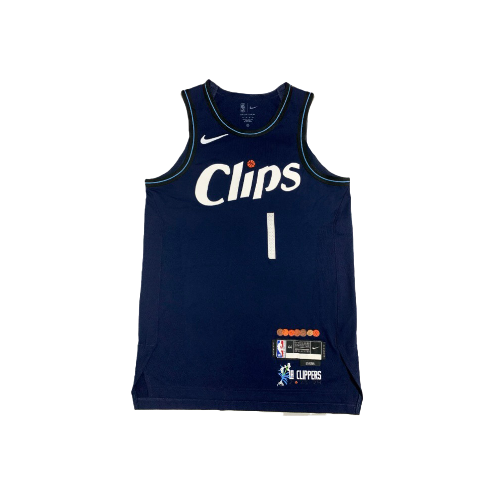 Order Camiseta Nike NBA LA Clippers Harden No.1 Azul Profundo Temporada 23-24 Baloncesto. DX8802-419