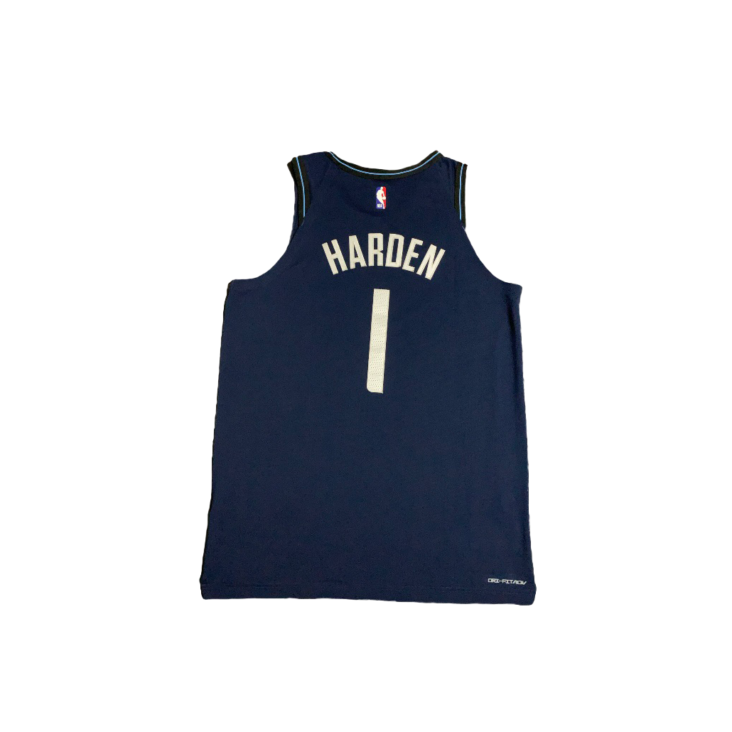 Lookbook Camiseta Nike NBA LA Clippers Harden No.1 Azul Profundo Temporada 23-24 Baloncesto. DX8802-419