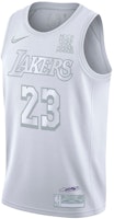 Nike NBA LA Lakers MVP Lebron James 23 Authentic Swingman Jersey White Nike NBA LA Lakers MVP Lebron James 23 Authentic Swingman Jersey White
