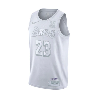 Nike NBA LA Lakers MVP Lebron James 23 Authentic Swingman Jersey White