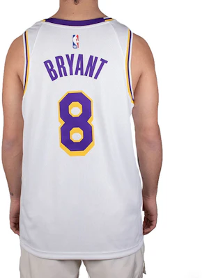 耐克 NBA 湖人队 科比 8号 主场球衣 SW 粉丝版 白色篮球背心 CI9503-100 Purchase 耐克 NBA 湖人队 科比 8号 主场球衣 SW 粉丝版 白色篮球背心 CI9503-100