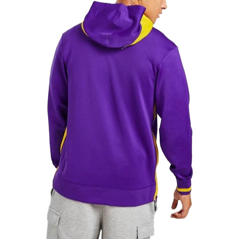 Nike NBA Lakers Purple Retro Colorblock Zip-Up Hoodie Jacket DR2084-504 圖 6