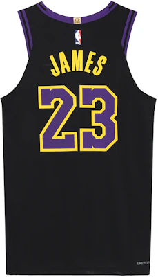 Nike NBA LeBron James #23 Los Angeles Lakers City Edition Jersey 2023/24 Black Unisex DX8763-012 Lookbook Nike NBA LeBron James #23 Los Angeles Lakers City Edition Jersey 2023/24 Black Unisex DX8763-012