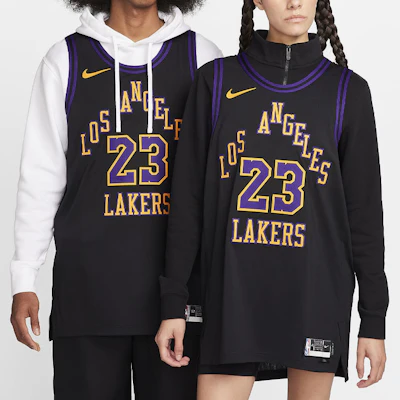 Nike NBA LeBron James #23 Los Angeles Lakers City Edition Jersey 2023/24 Black Unisex DX8763-012 Purchase Nike NBA LeBron James #23 Los Angeles Lakers City Edition Jersey 2023/24 Black Unisex DX8763-012