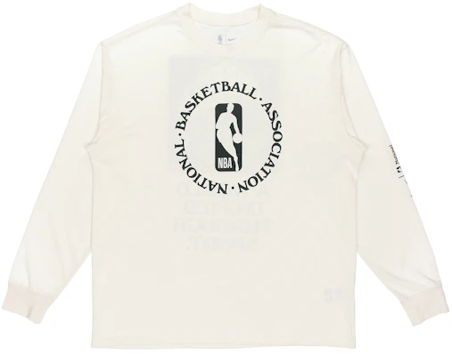 Nike NBA Logo Print Crewneck Long-Sleeve Sweatshirt Off-White DC1943-910 Buy Nike NBA Logo Print Crewneck Long-Sleeve Sweatshirt Off-White DC1943-910