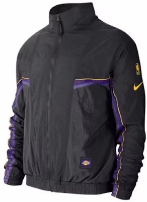 Nike NBA Logo Retro Colorblock Jacket Los Angeles Lakers Black CJ7148-010 Order Nike NBA Logo Retro Colorblock Jacket Los Angeles Lakers Black CJ7148-010