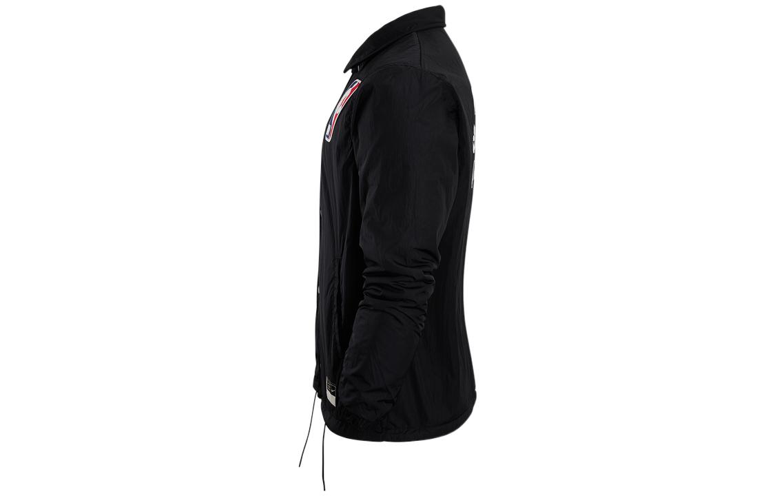 Shop Nike NBA Logo Reversible Bomber Jacket Black DR2331-010