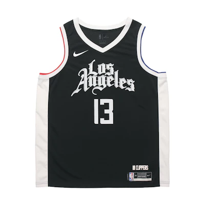 Nike NBA Los Angeles Clippers Paul George #13 City Edition Jersey Black CN1735-014
