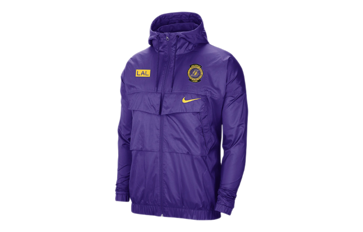 Nike NBA Los Angeles Lakers Courtside Jacket Field Purple CN0093-504