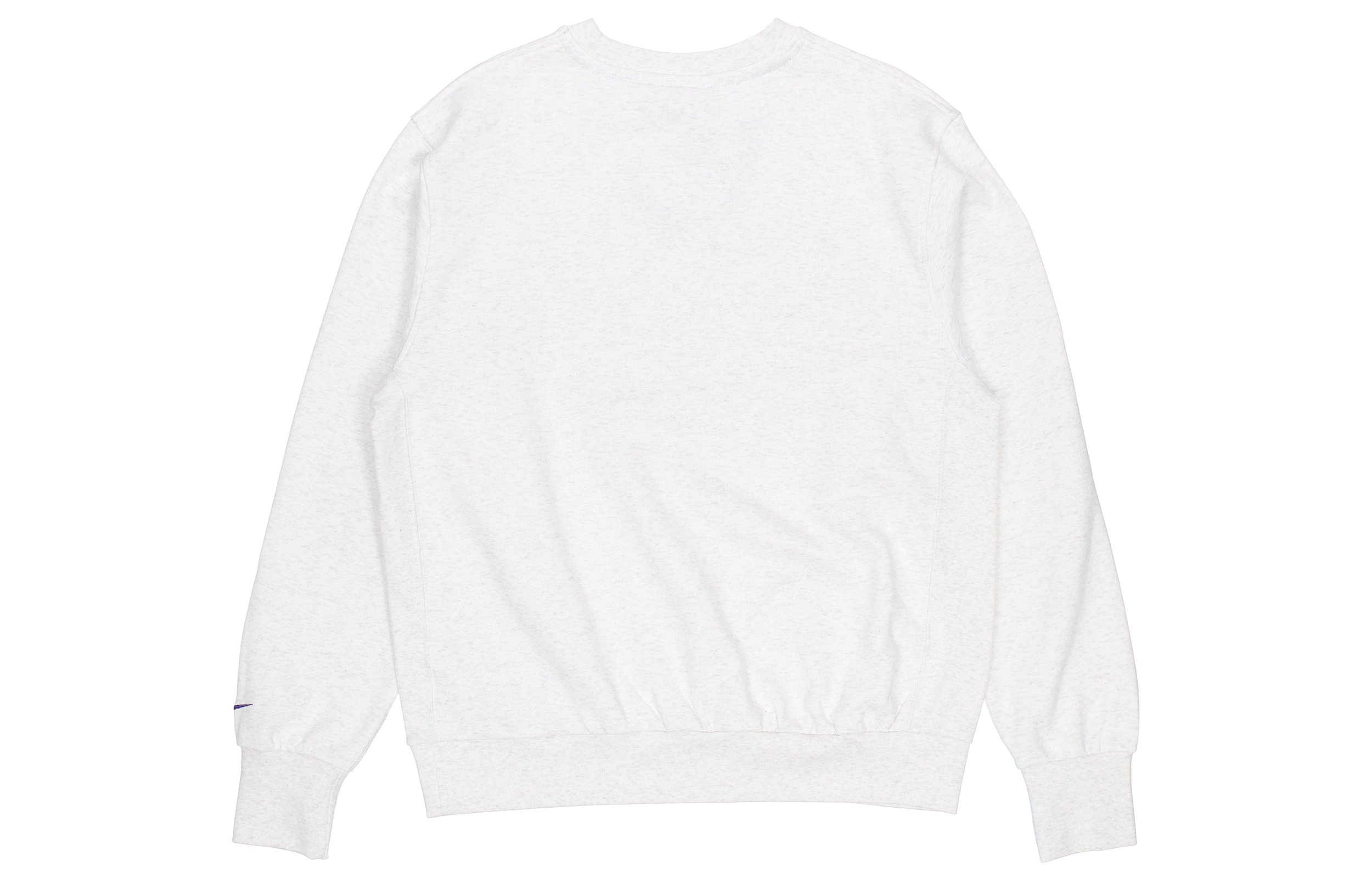 Nike NBA Los Angeles Lakers Fleece Pullover Crewneck Sweatshirt Winter Grey/White DN4905-051 圖 3