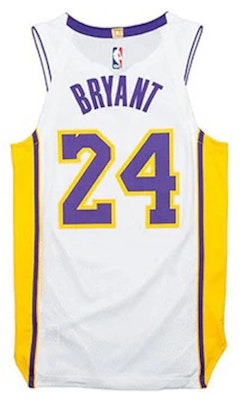 Nike NBA Los Angeles Lakers Icon Edition Kobe Bryant Swingman Jersey White/Purple/Amarillo Order Nike NBA Los Angeles Lakers Icon Edition Kobe Bryant Swingman Jersey White/Purple/Amarillo