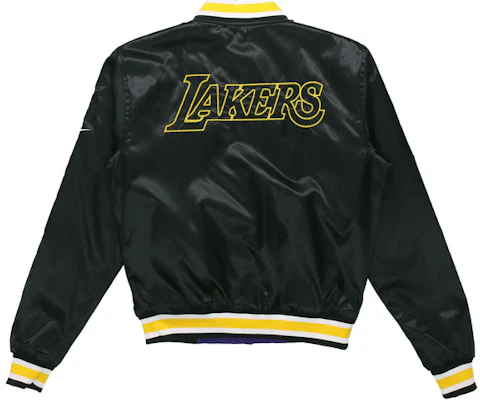 Nike NBA Los Angeles Lakers Reversible Bomber Jacket Black AV3544-010 Buy Nike NBA Los Angeles Lakers Reversible Bomber Jacket Black AV3544-010