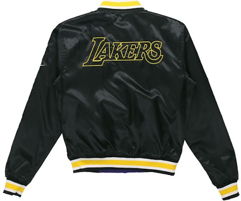 Nike NBA Los Angeles Lakers Reversible Bomber Jacket Black AV3544-010 Order Nike NBA Los Angeles Lakers Reversible Bomber Jacket Black AV3544-010
