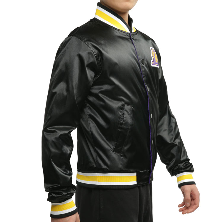 Details for Nike NBA Los Angeles Lakers Reversible Bomber Jacket Black AV3544-010