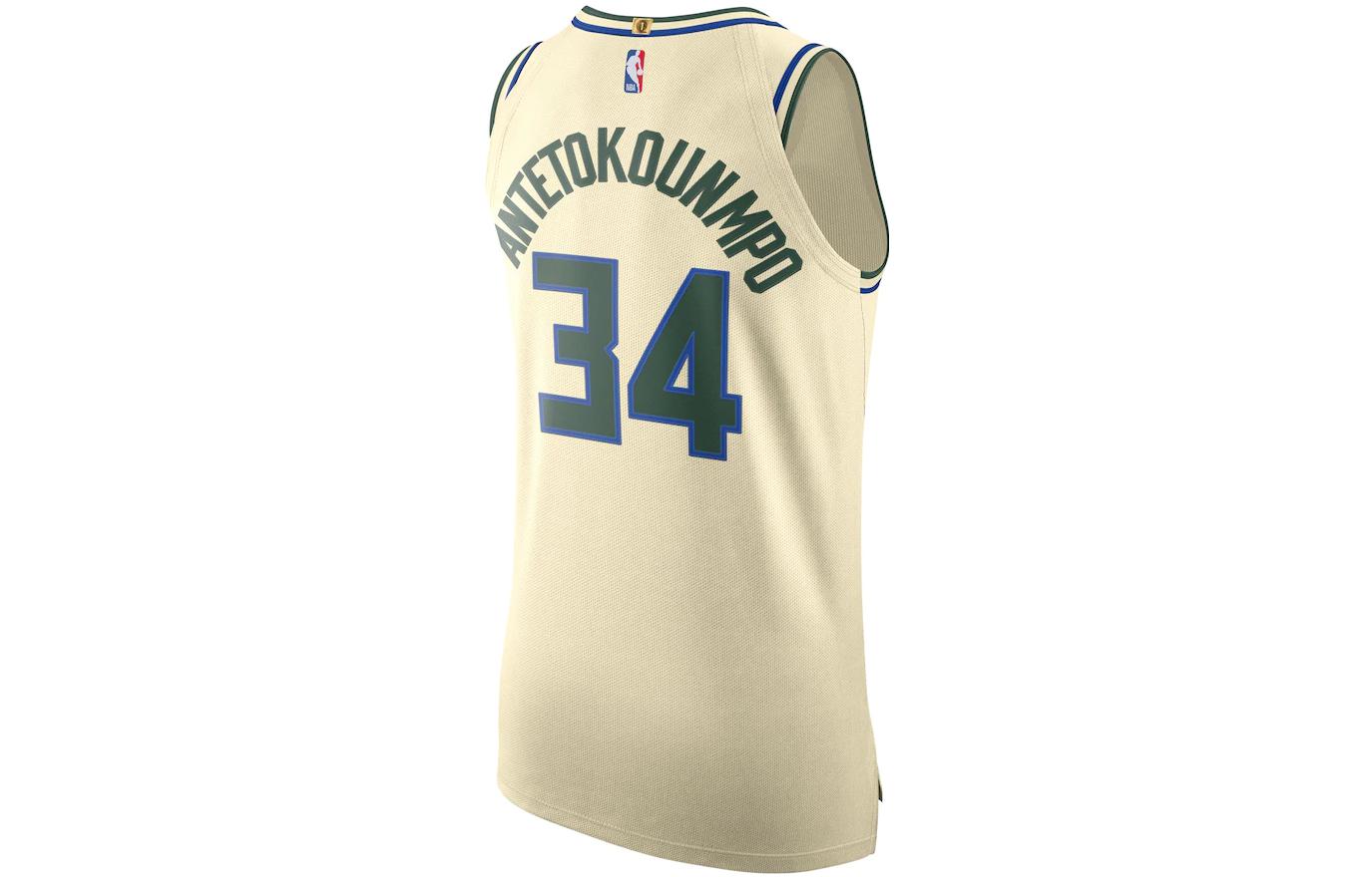 Nike NBA Milwaukee Bucks Giannis #34 Jersey Ice Cream Colorway Unisex. AV4590-280 圖 3