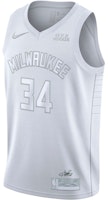 Nike NBA Milwaukee Bucks MVP 34 Antetokounmpo Swingman Jersey White Nike NBA Milwaukee Bucks MVP 34 Antetokounmpo Swingman Jersey White