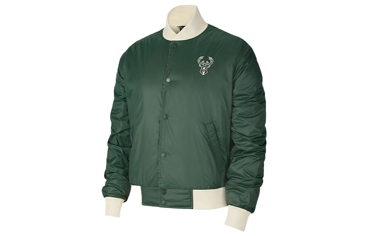 Nike NBA Milwaukee Bucks Outdoor Jacket - Fir Green DB4788-323