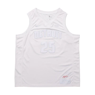 Nike NBA MVP Jersey Detroit Pistons White Basketball Jersey CT4208-100