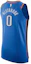 Lookbook Nike NBA 奧克拉荷馬雷霆隊 Russell Westbrook #0 復古籃球球衣 藍色 AV2680-404