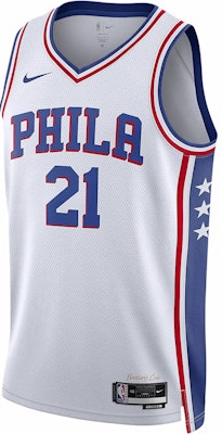 Nike NBA Philadelphia 76ers Association Edition Jersey Cloud White/Royal Blue/University Red Buy Nike NBA Philadelphia 76ers Association Edition Jersey Cloud White/Royal Blue/University Red
