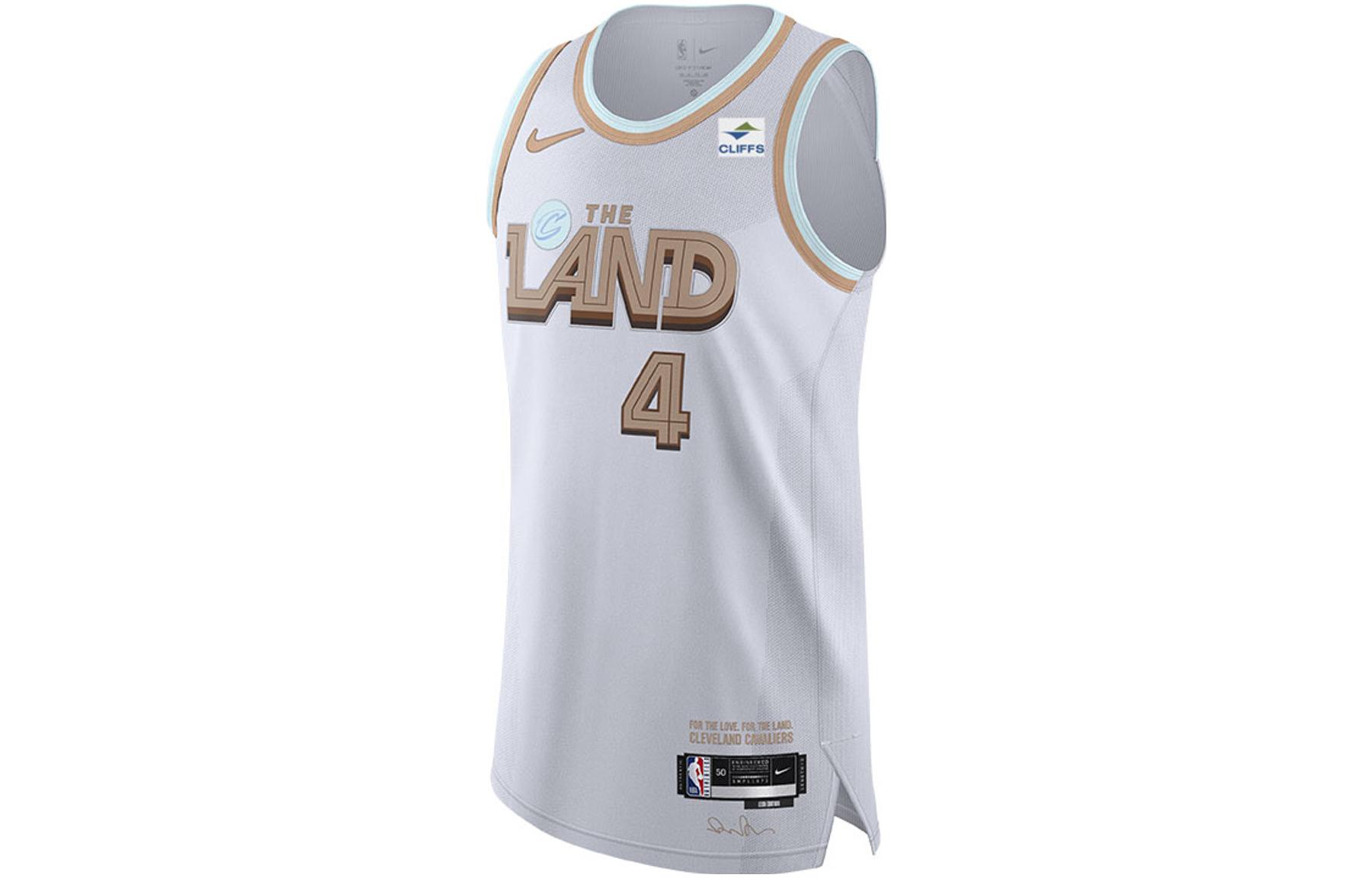 Nike NBA Player Edition 22-22 City Mobley Cavaliers #4 Jersey White DQ0190-101